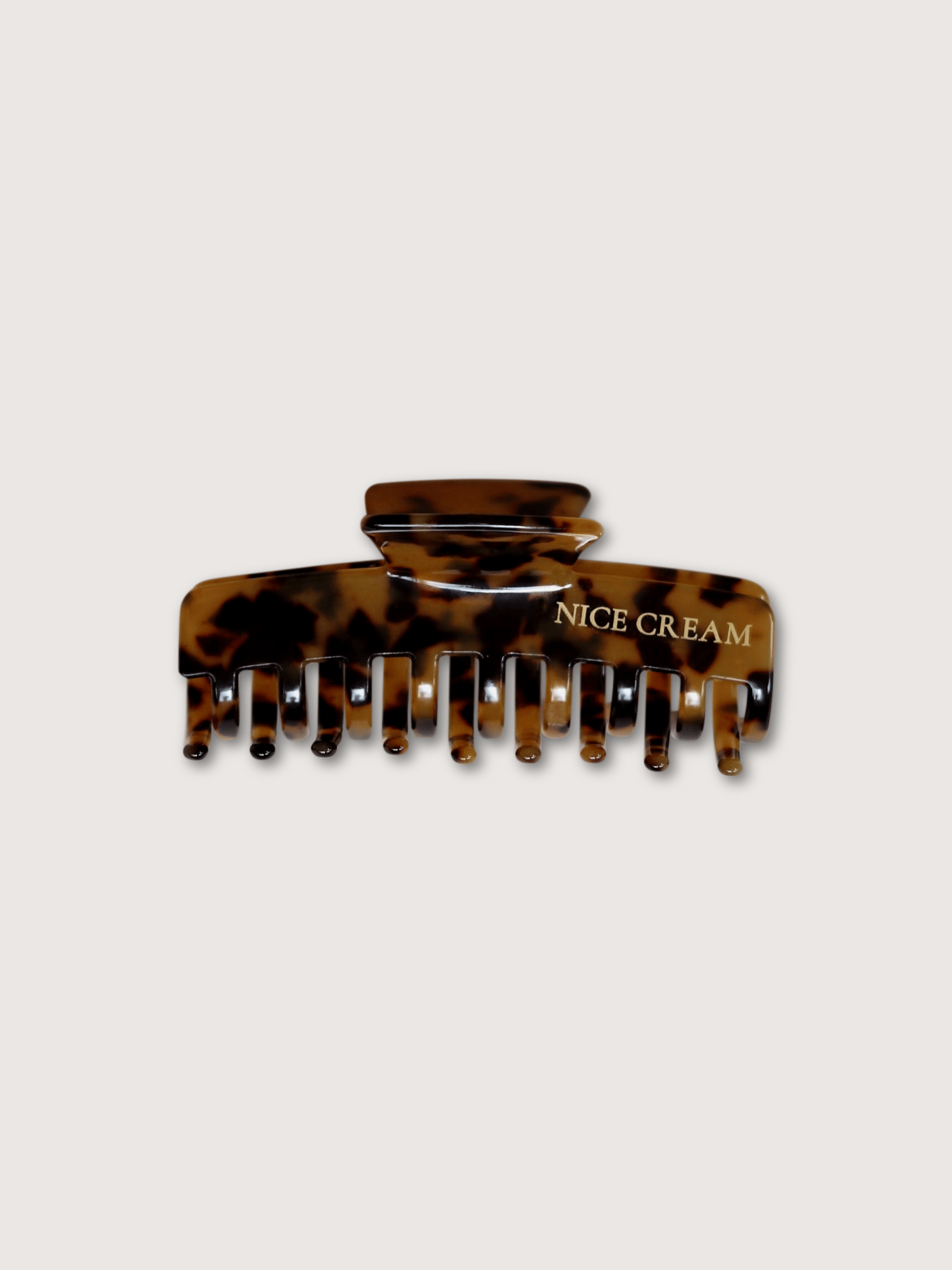 Nice Cream Claw Clip - Tortoiseshell