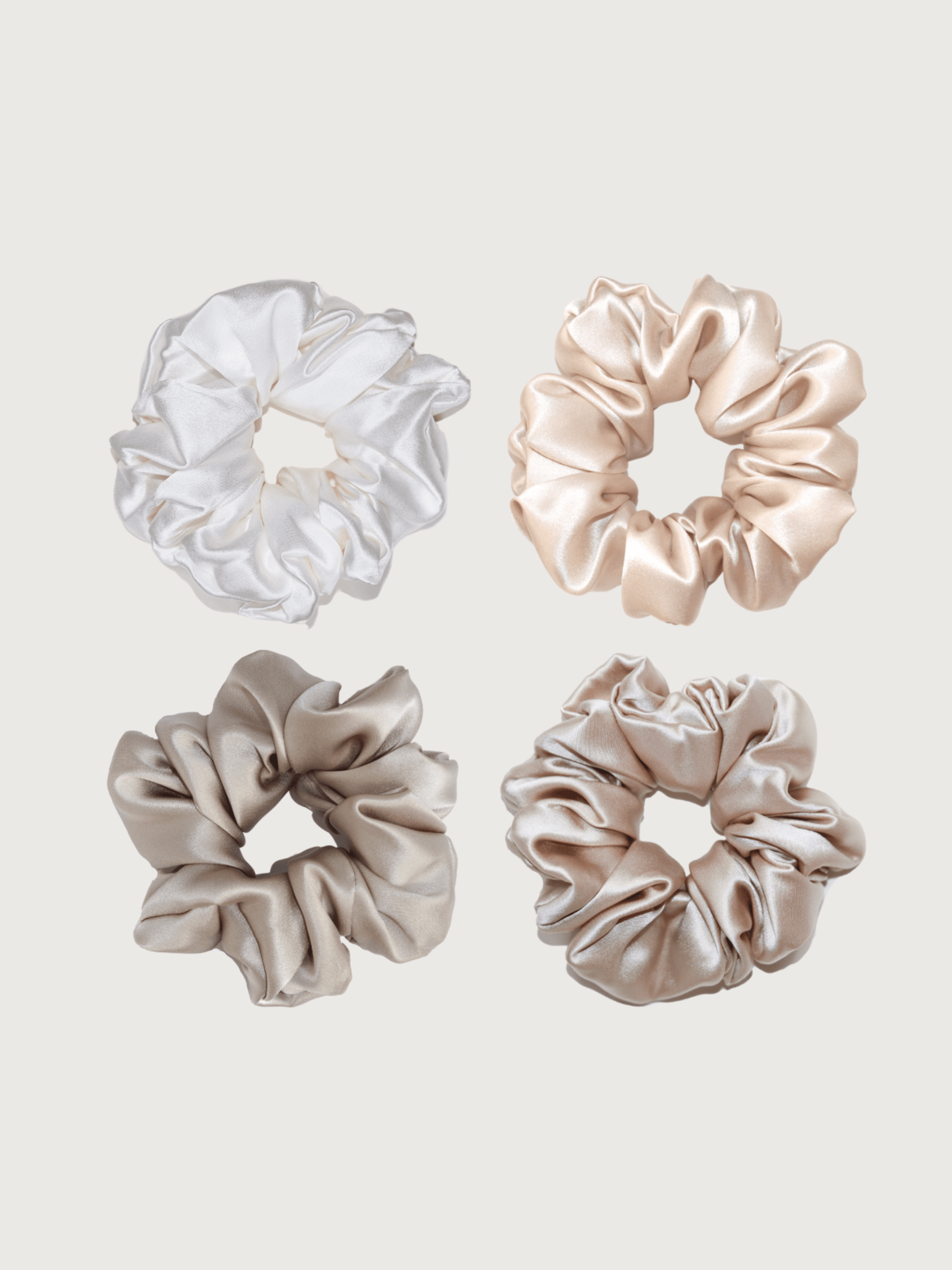Nude Luxe Silk Hair Scrunchie Collection