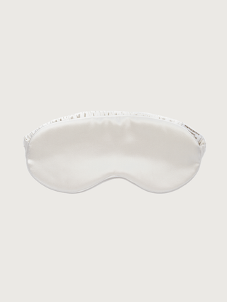 Privé Silk Eye Sleep Mask - Ivory - Nice Cream London