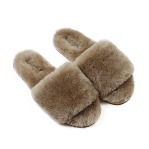 RESIDENCE SLIPPER - WALNUT - Nice Cream London