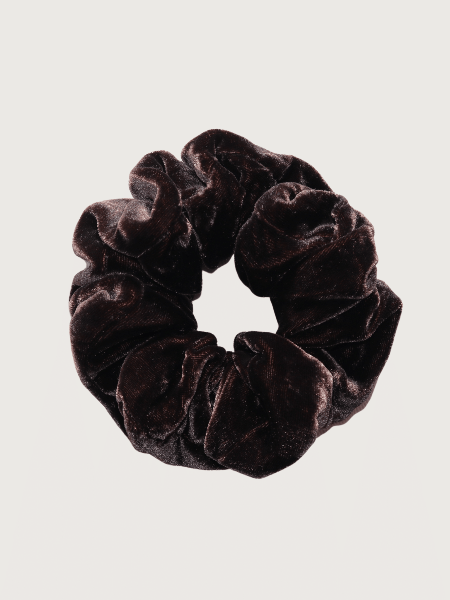 Silk Velvet Scrunchie - Hot Cocoa - Nice Cream London