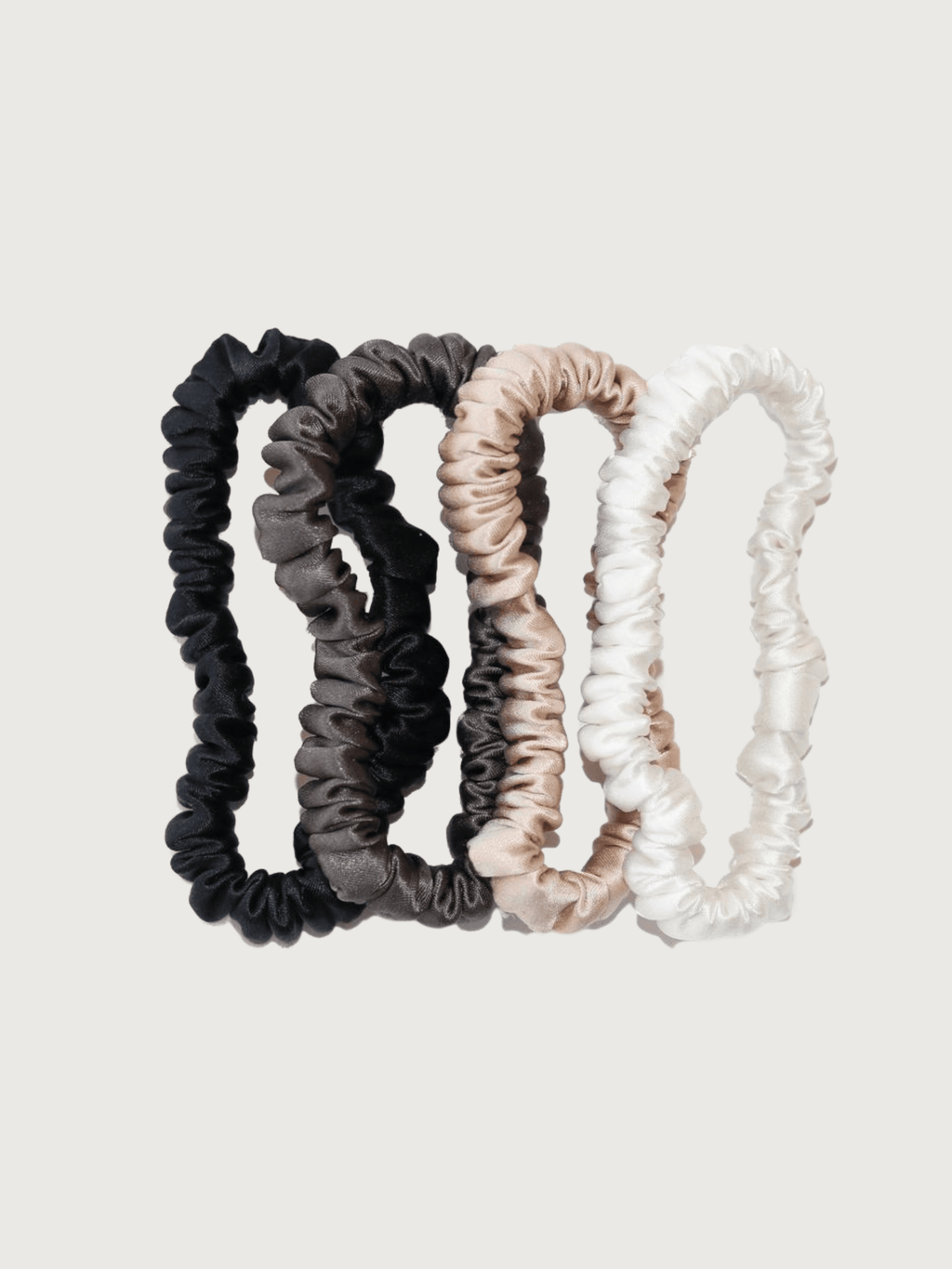 'The Essentials' Skinny Silk Hair Scrunchies